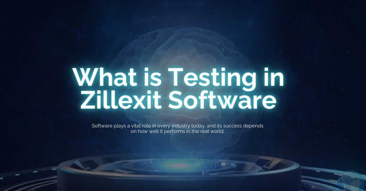 What is Testing in Zillexit Software
