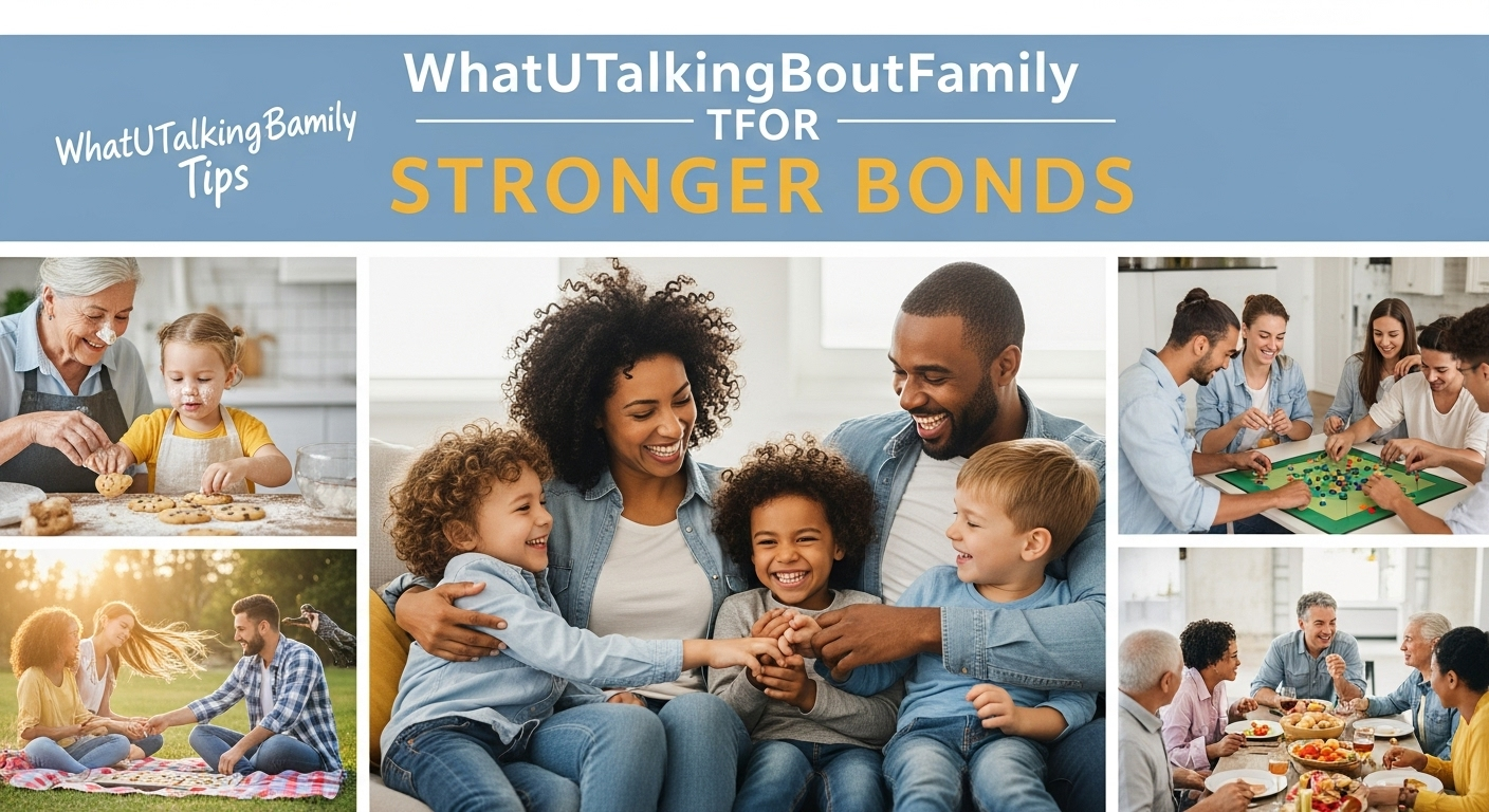 WhatUTalkingBoutFamily Tips for Stronger Bonds
